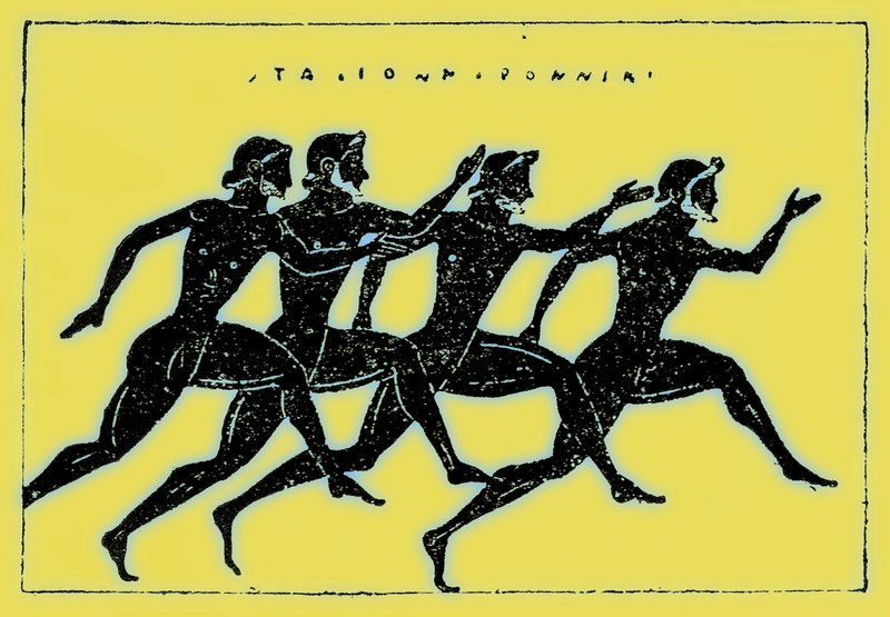 种族，插图来自希腊历史的Victor Duruy，1890年出版（数字增强图像） 作者 美国学校