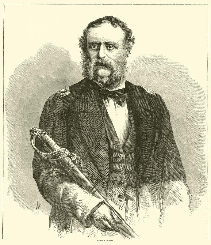 Samuel F Dupont，1863年1月 作者 美国学校