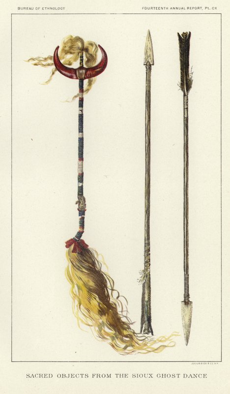 来自Sioux Ghost Dance的害怕物品 作者 美国学校
