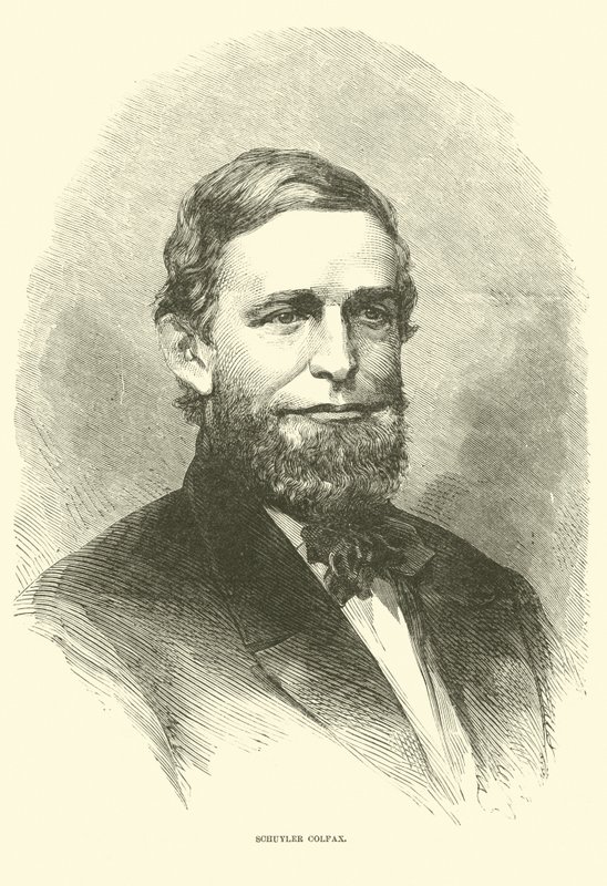 Schuyler Colfax，1865年12月 作者 美国学校