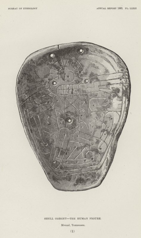 Shell Gorget  - 人体形象 作者 美国学校