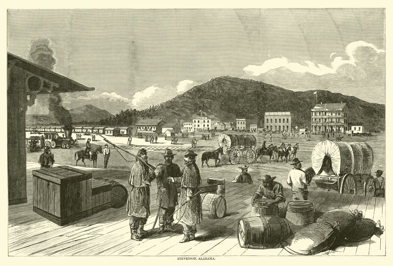 史蒂文森，阿拉巴马州，1863年8月 作者 美国学校