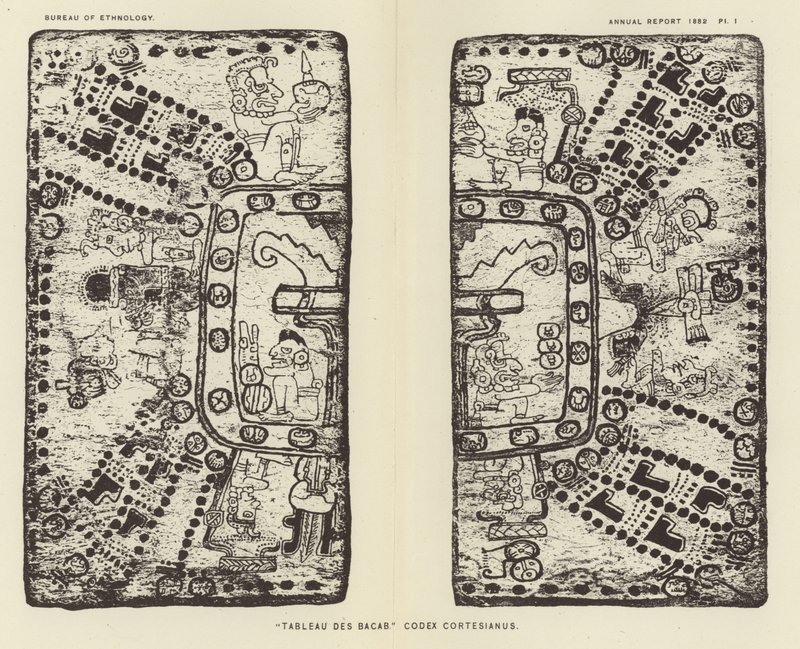 Tableau Des Bacab Codex Cortesianus 作者 美国学校