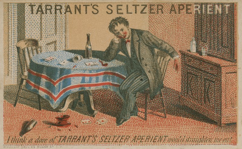 Tarrants Seltzer Aperient，贸易卡 作者 美国学校
