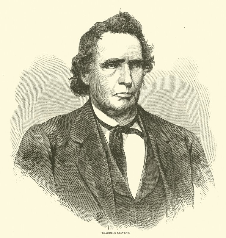 Thaddeus Stevens，1866年1月 作者 美国学校