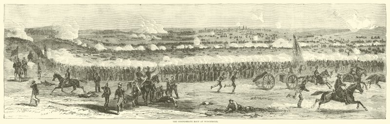 1864年9月在温彻斯特举行的南部联盟 作者 美国学校