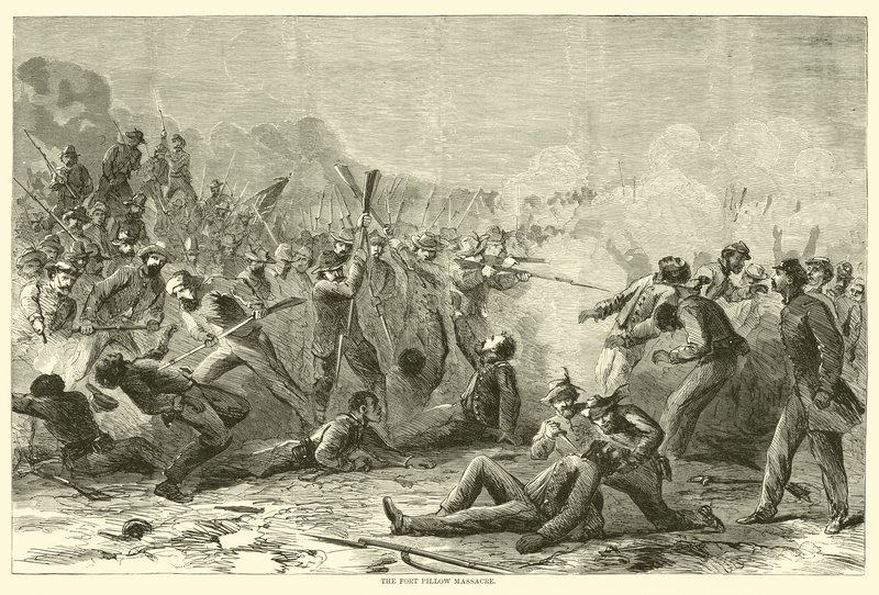 1864年4月，Fort Pillow大屠杀 作者 美国学校