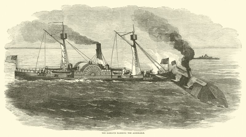 1864年10月，Sassacus袭击了Albemarle 作者 美国学校
