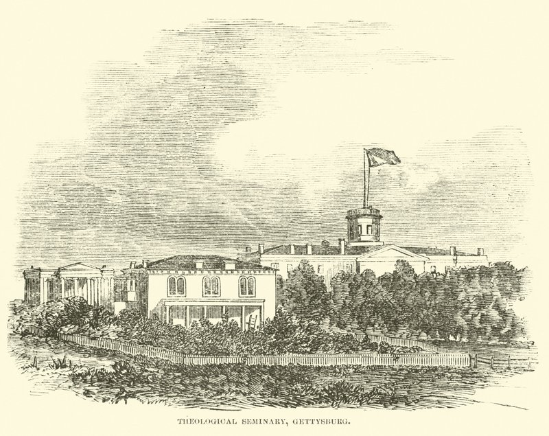 神学院，葛底斯堡，1863年7月 作者 美国学校