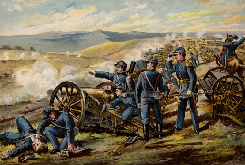 US Army, Field Batteries, Malvern Hill 作者 美国学校
