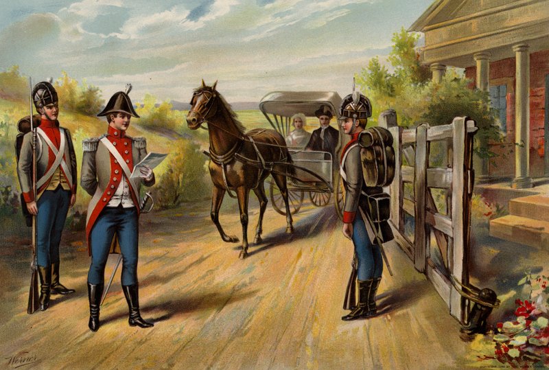 US Army, Officer and Privates of Infantry 作者 美国学校