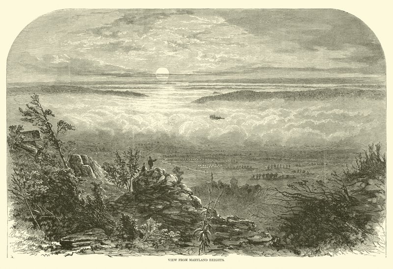查看来自马里兰高地，1862年9月 作者 美国学校
