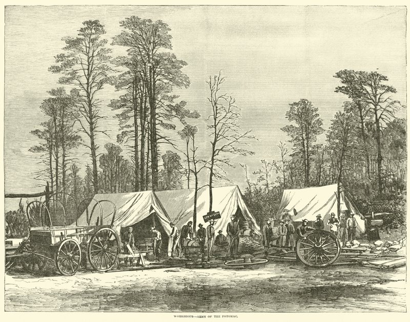 研讨会，波托马克军队，1864年5月 作者 美国学校