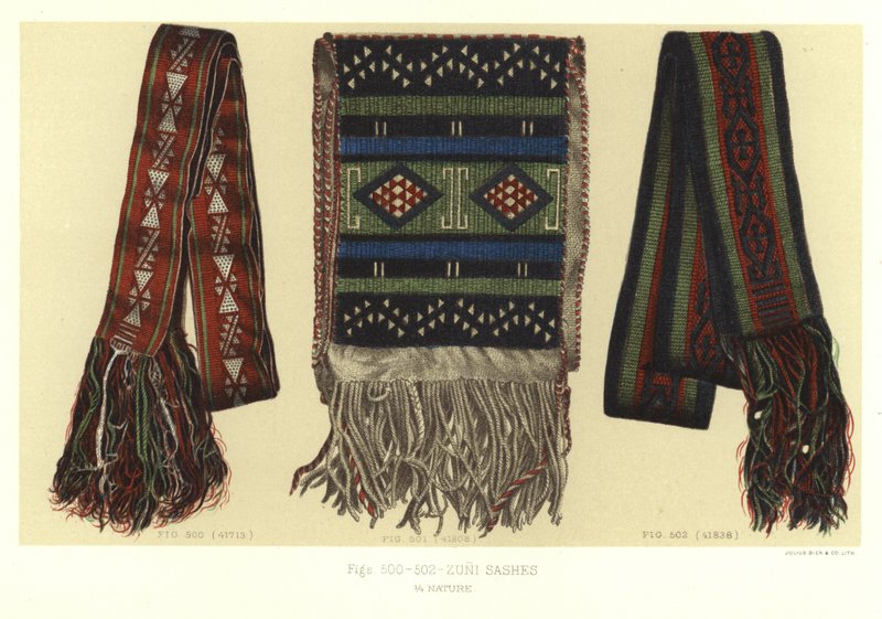 Zuni Sashes 作者 美国学校
