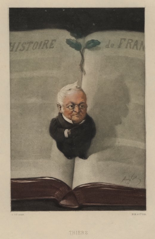 Adolphe Thiers，法国政治家和历史学家 作者 安德鲁·吉尔