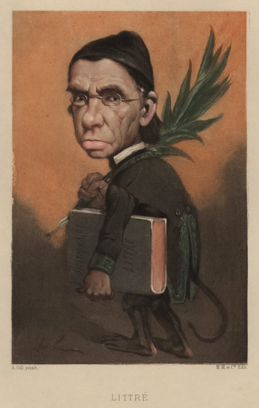 Emile Littre，法国词典编纂者和哲学家 作者 安德鲁·吉尔