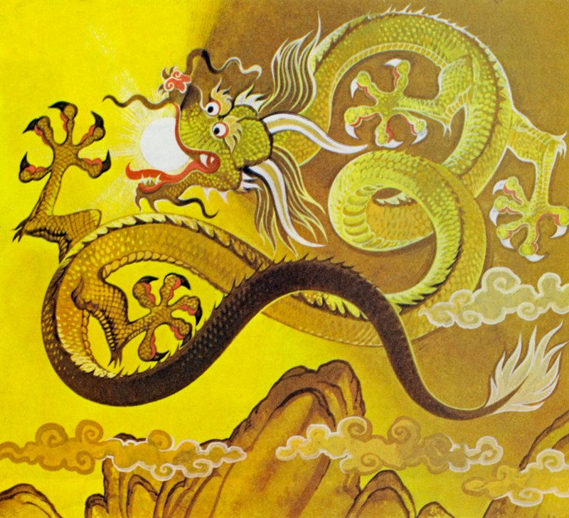 中国龙（彩色平版） 作者 安格斯·麦克布莱德