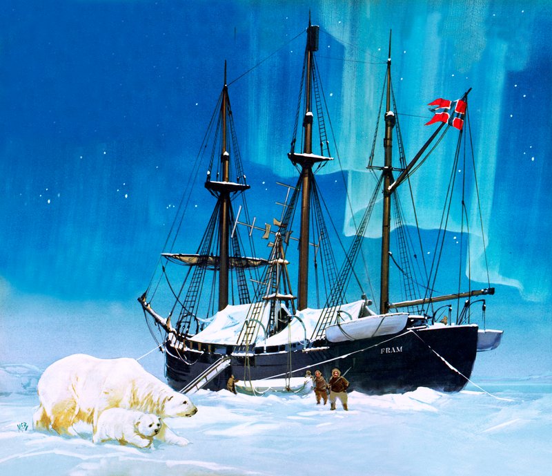 Fridtjof Nansen 和 Fram 作者 安格斯·麦克布莱德
