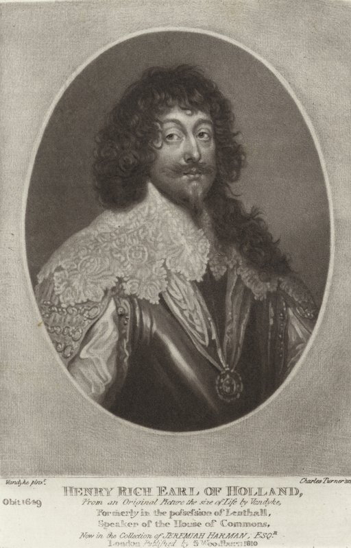 Henry Rich，荷兰伯爵 作者 安东尼·范·戴克