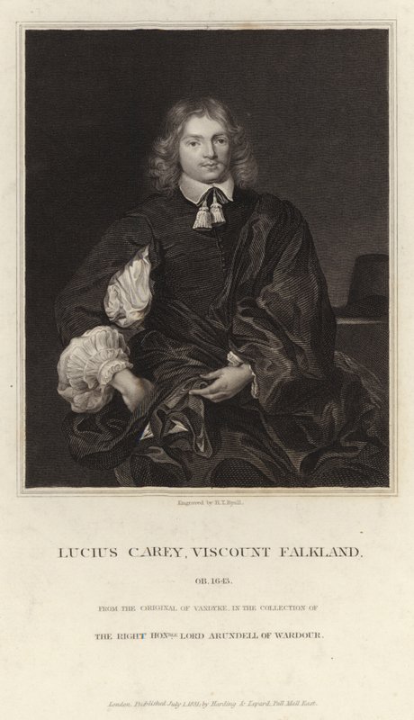 Lucus Carey，子爵福克兰，1643年 作者 安东尼·范·戴克