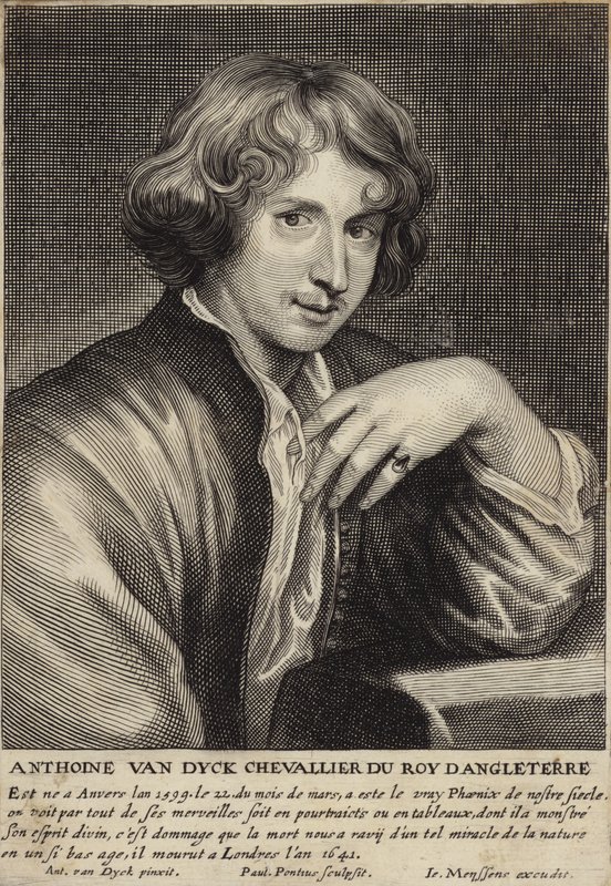 Anthony van Dyck先生的肖像 作者 安东尼·范·戴克