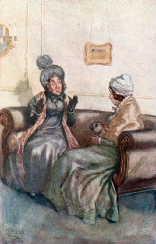 简·奥斯汀的Northanger修道院的插图 作者 亚瑟·沃利斯·米尔斯