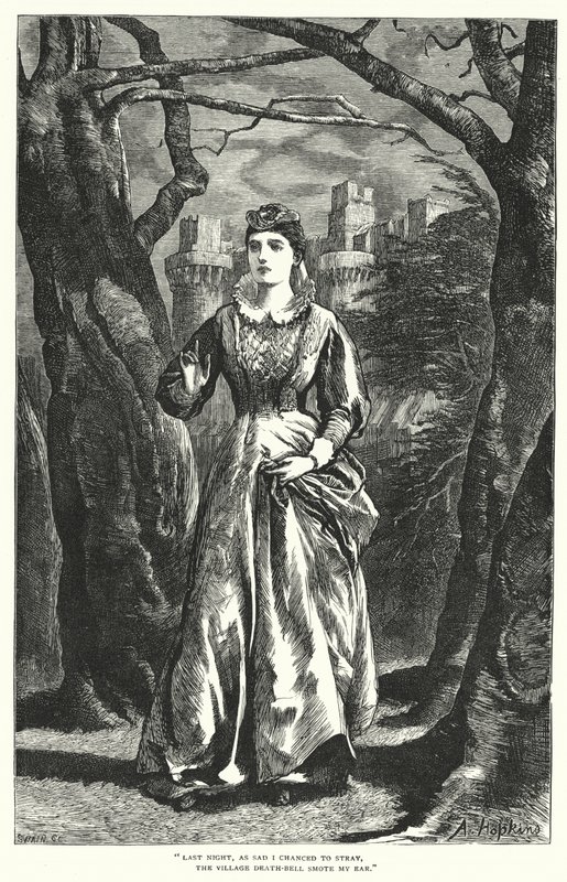 Cumnor Hall (engraving) 作者 亚瑟（后）霍普金斯