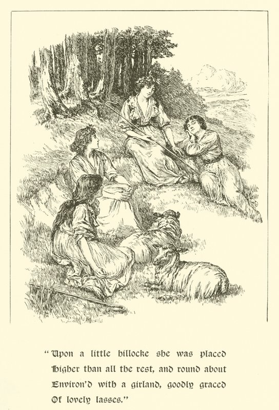 卡利多爵士，礼貌骑士，科里顿和帕斯托雷拉（雕版画 作者 亚瑟·乔治·沃克