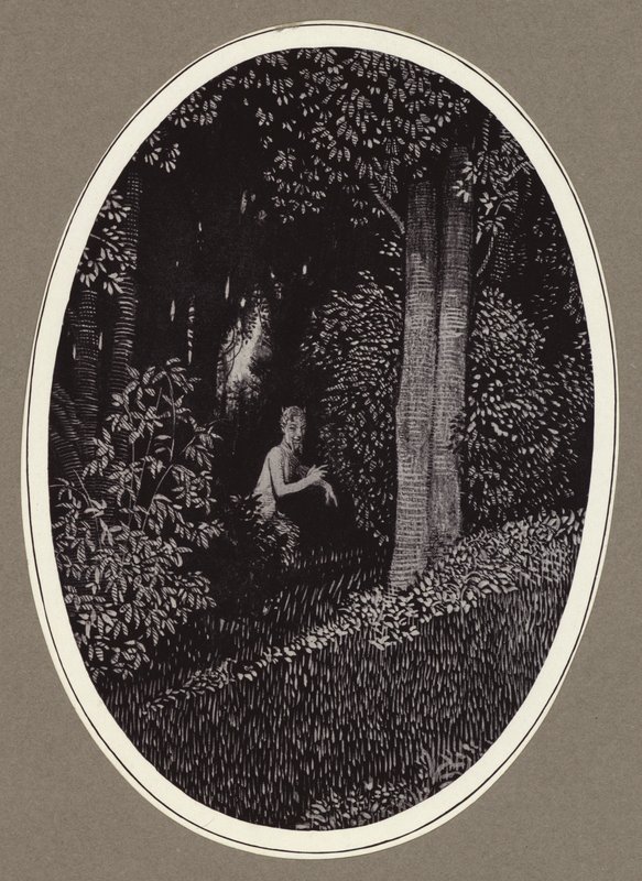 酒神（石版画） 作者 亚瑟·乔治·沃茨（Arthur George Watts）