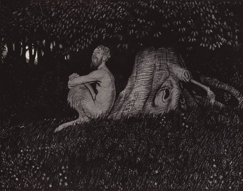 Philomela (litho) 作者 亚瑟·乔治·沃茨（Arthur George Watts）