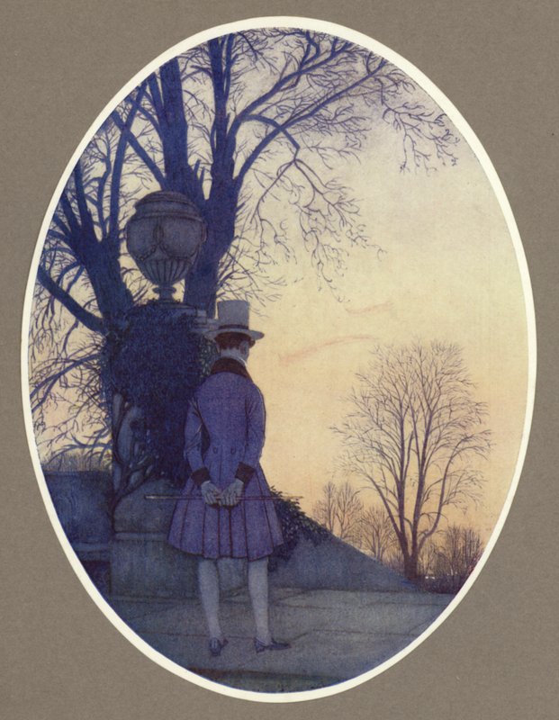 The Old Familiar Faces (colour litho) 作者 亚瑟·乔治·沃茨（Arthur George Watts）