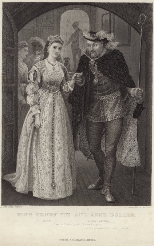 KIng Henry VIII和Anne Bullen 作者 亚瑟·霍普金斯