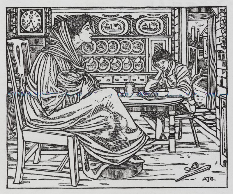 Hans Christian Andersen: Tuk Little (litho) 作者 亚瑟·约瑟夫·加斯金