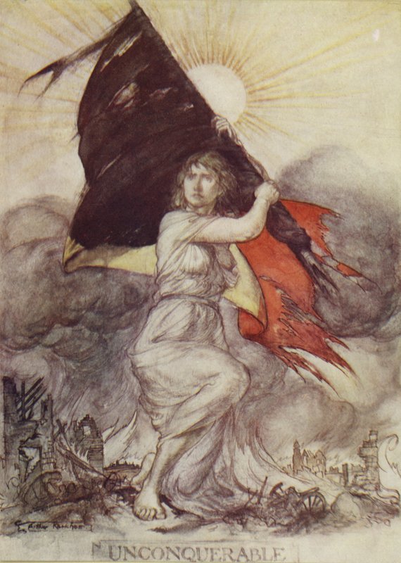 不可战胜的 作者 亚瑟·拉克汉姆（Arthur Rackham）