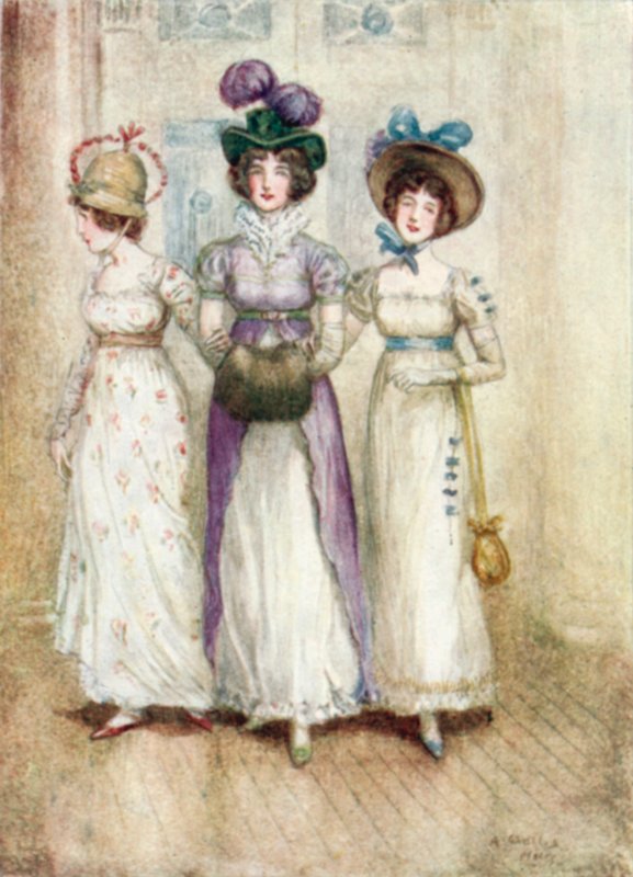简·奥斯汀的Northanger修道院的插图 作者 亚瑟·沃利斯·米尔斯