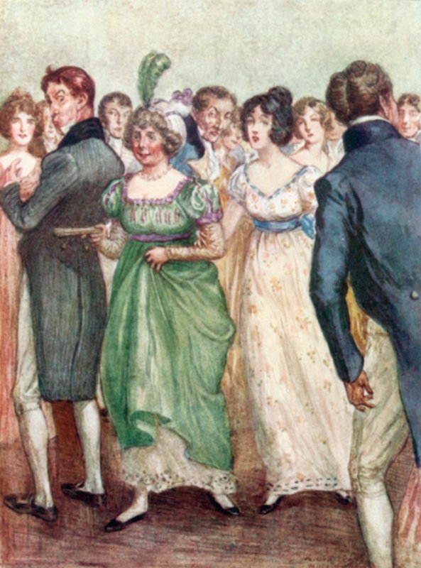 简·奥斯汀的Northanger修道院的插图 作者 亚瑟·沃利斯·米尔斯
