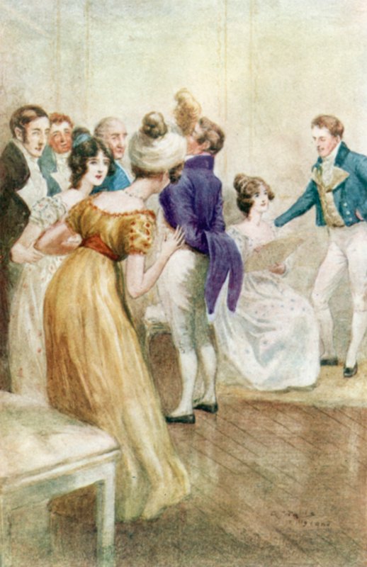 简·奥斯汀的Northanger修道院的插图 作者 亚瑟·沃利斯·米尔斯