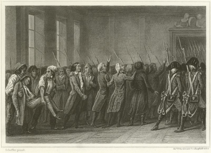 吉伦特派走向死亡 作者 艾瑞·谢弗（Ary Scheffer）