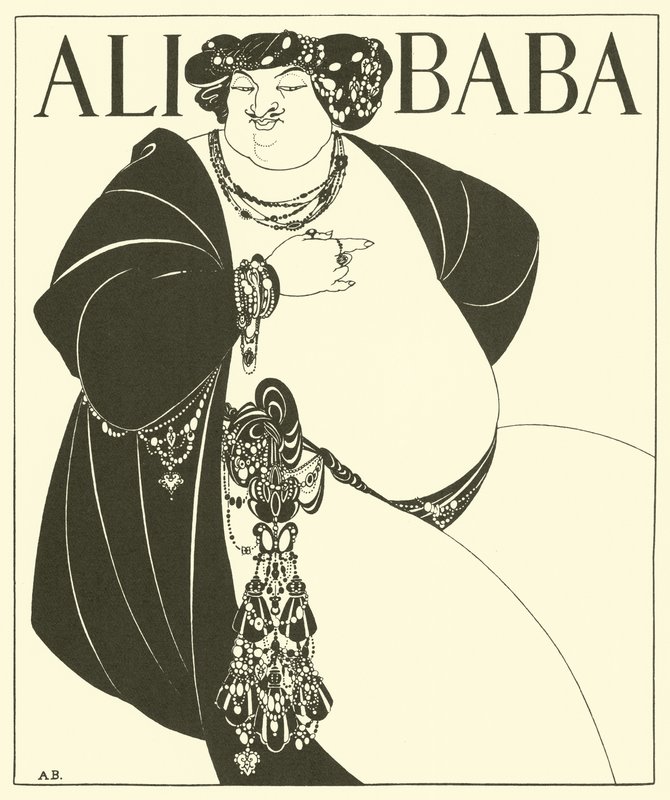 Ali Baba (lithograph) 作者 奥布里（后）比尔兹利