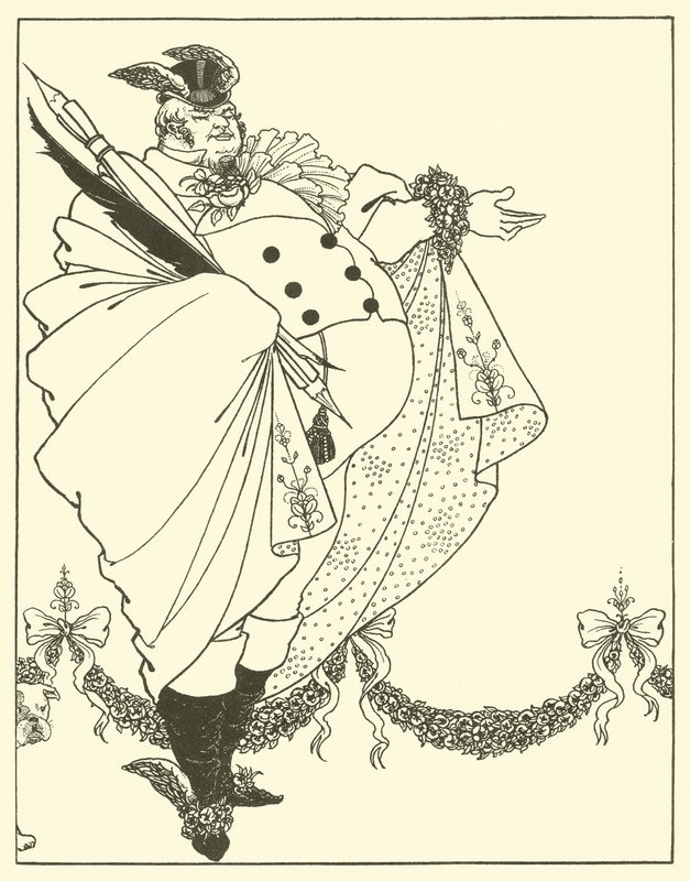 目录页，The Savoy No 1（石版画）。 作者 奥布里（后）比尔兹利