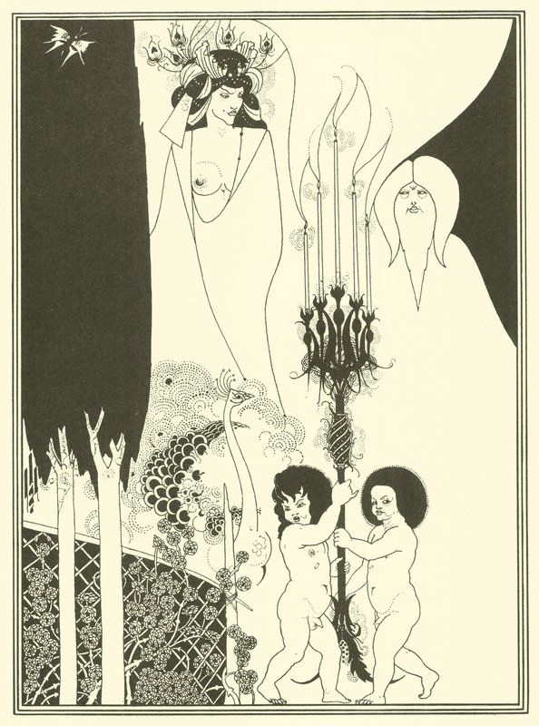 希律王的眼睛（石版画 作者 奥布里（后）比尔兹利