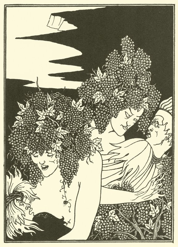 复古的陷阱》（石版画 作者 奥布里（后）比尔兹利