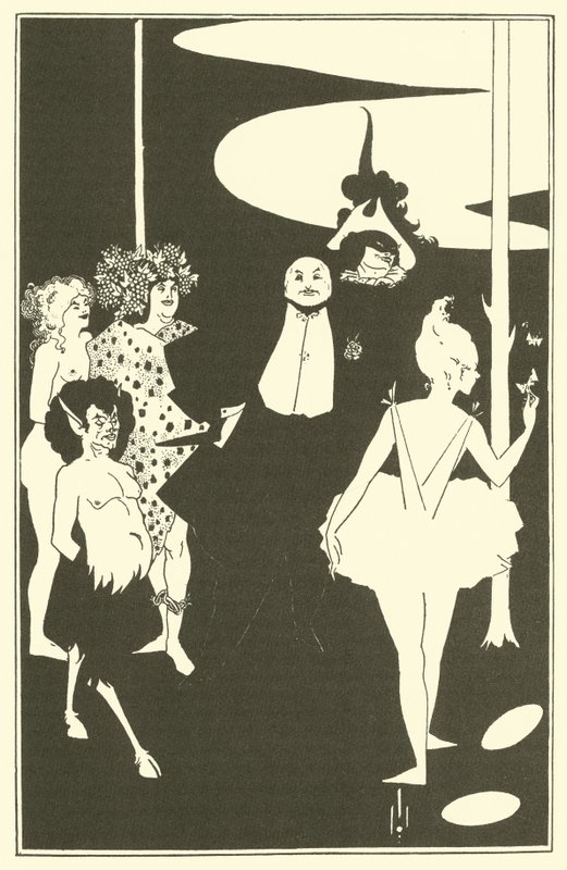 Frontispiece，剧作家约翰戴维森，1893年 作者 奥布里·比尔兹利