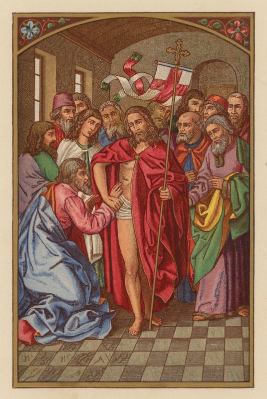 Beati, non qui viderunt et crediderunt (chromolitho) 作者 奥地利学派