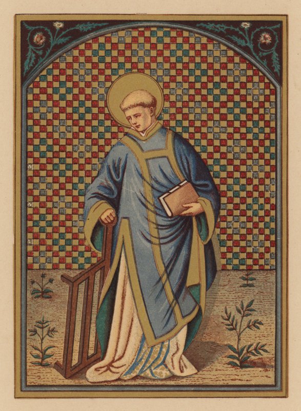 S Laurentius (chromolitho) 作者 奥地利学派