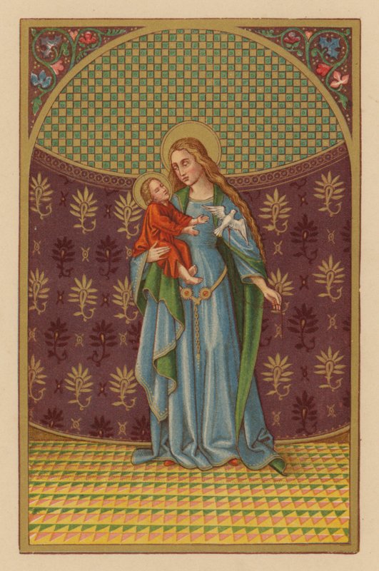 S Maria mater Dei (chromolitho) 作者 奥地利学派