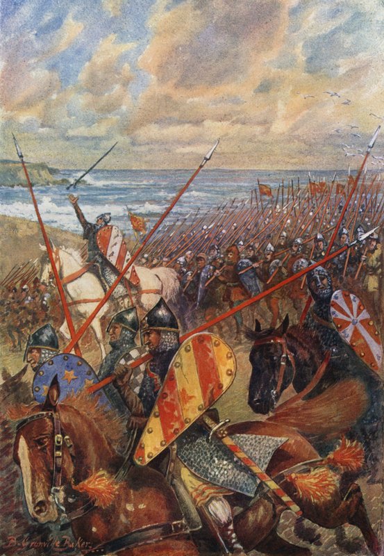 1066年9月28日，征服者威廉在英格兰登陆 作者 格兰维尔·贝克