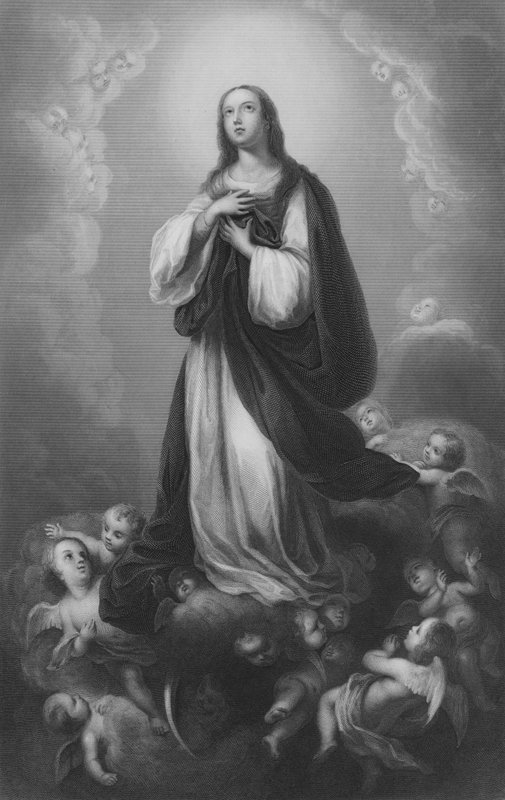崇拜（雕版画 作者 Bartolome Esteban（后）Murillo