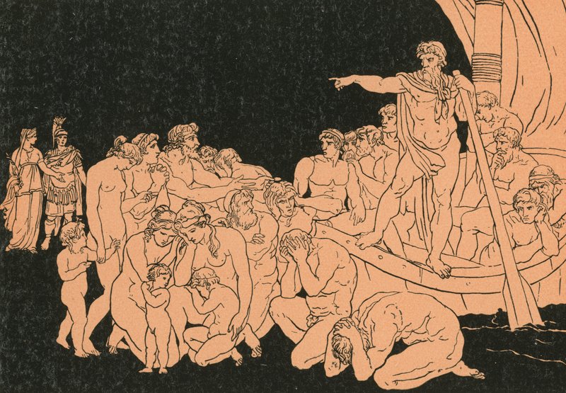 卡戎和幽灵 作者 Bartolomeo Pinelli