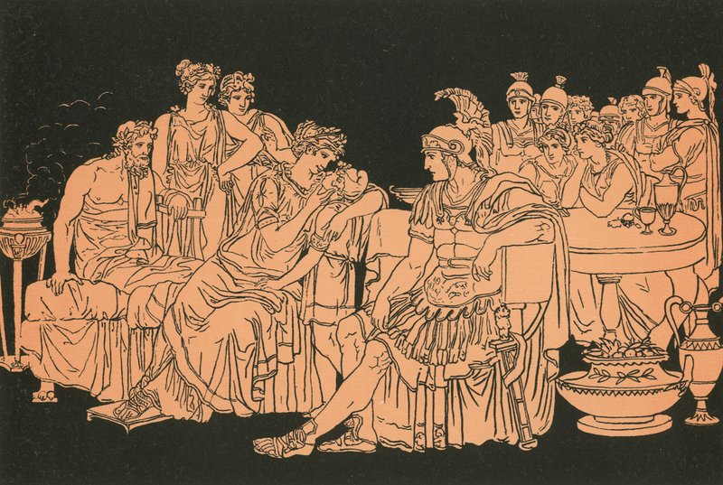 Dido和假Ascanius 作者 Bartolomeo Pinelli